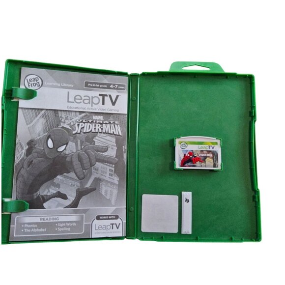 LeapFrog LeapTV Games Bundle: Sports & Marvel Spider-Man Ages 4-7 Educational Vi - Picture 5 of 6